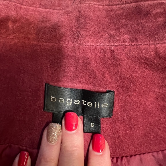 Bagatelle suede blazer jacket, size 6 - Picture 6 of 11